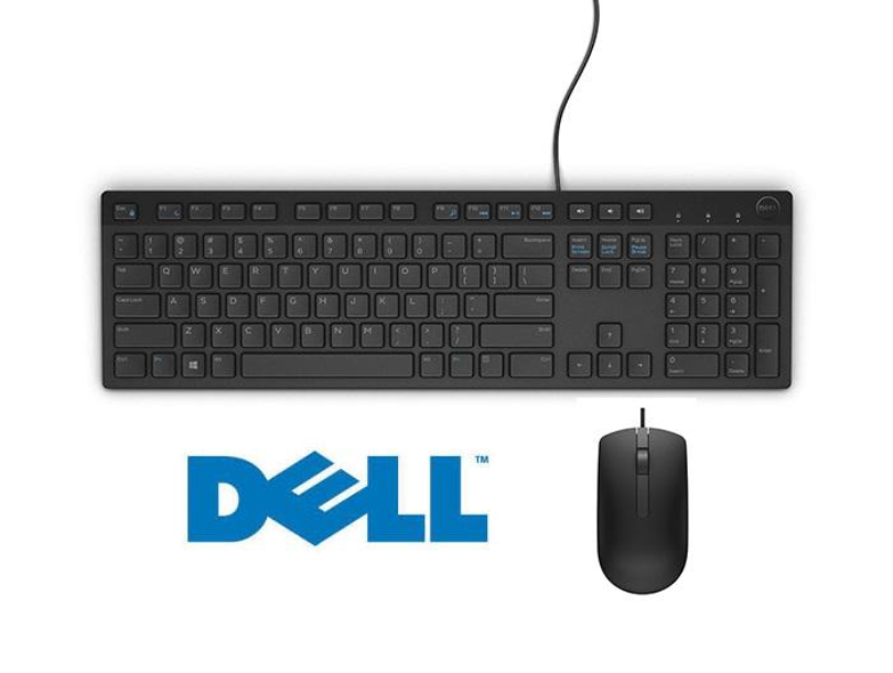 BỘ KEYBOARD DELL KB216 VÀ MOUSE DELL MS116